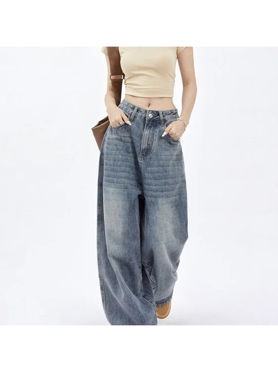 High Waist Wide Leg Jeans Women