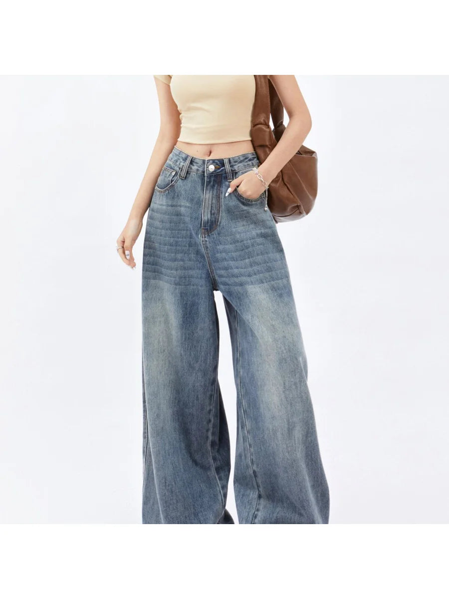 High Waist Wide Leg Jeans Women